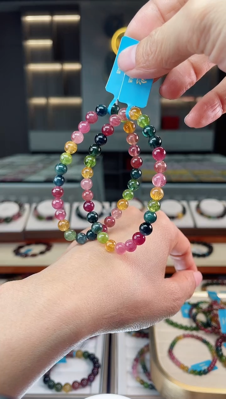 【闪购商品】碧玺单圈手串未镶嵌（多样性发一条）Q