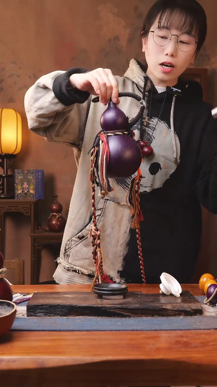 【闪购商品】107号精品大漆葫芦防腐防渗装水茶酒