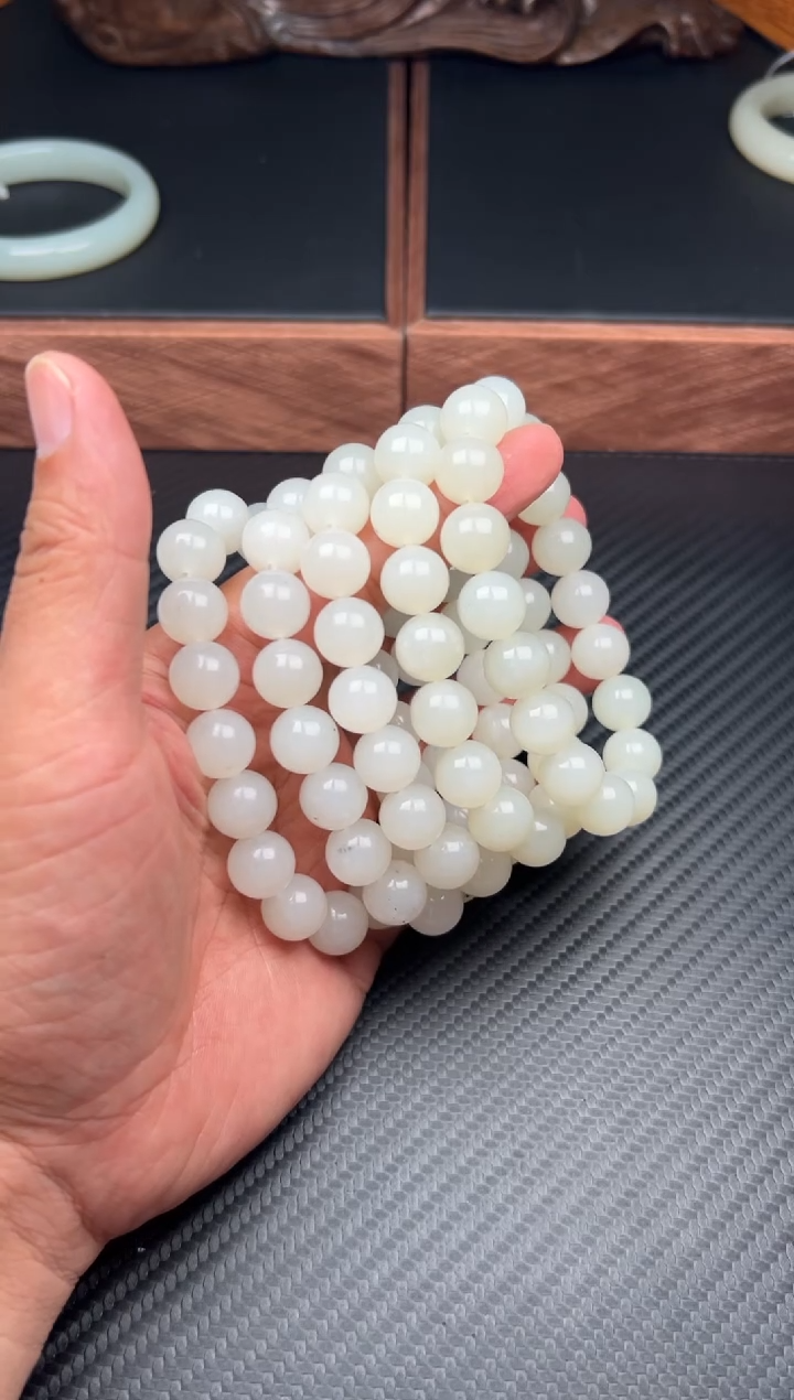 手串未镶嵌和田玉黑山微色差卡12M多样性发货拍一发一