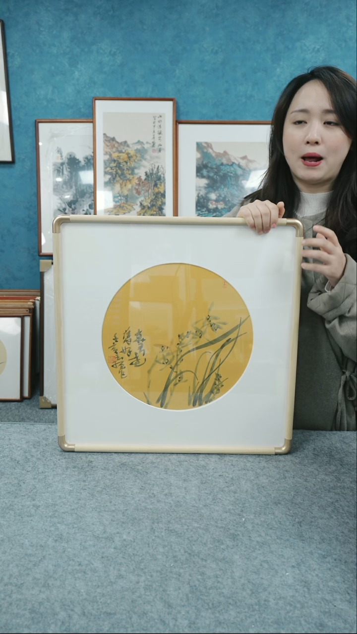 【闪购商品】国画50*50本土老师花鸟
