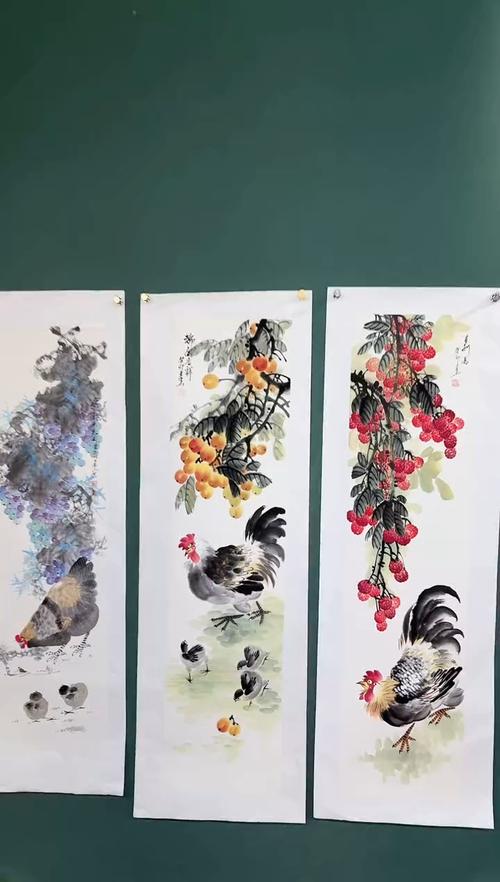 国画周建真老师绘画作品15-588