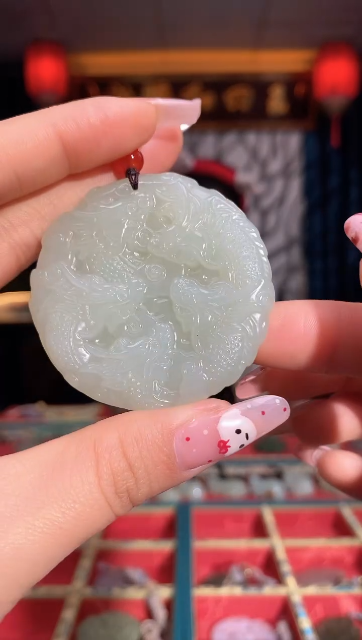 【闪购商品】和田玉颈饰未镶嵌九龙湖护主