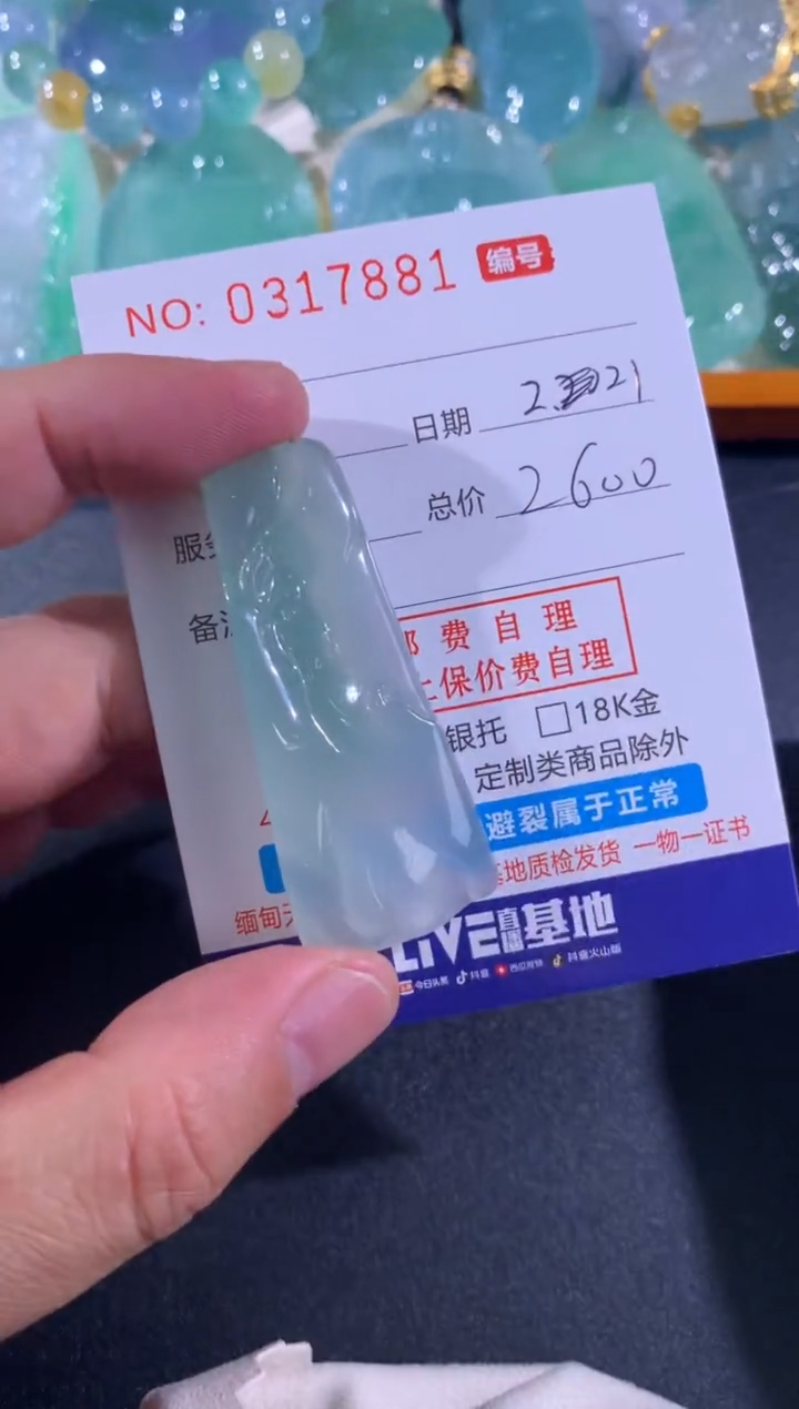 【闪购商品】翡翠颈饰未镶嵌天然A货翡翠