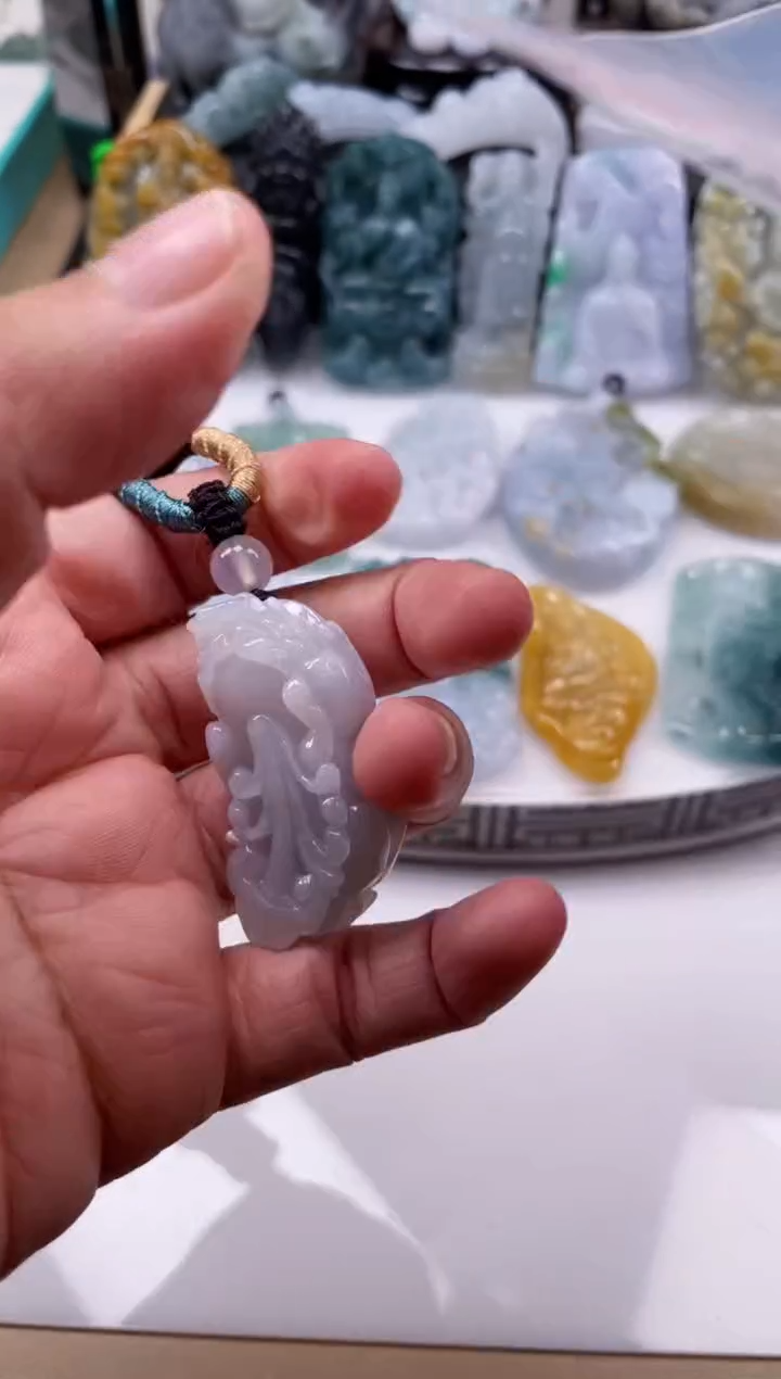 【闪购商品】翡翠颈饰未镶嵌天然缅甸A货翡翠208