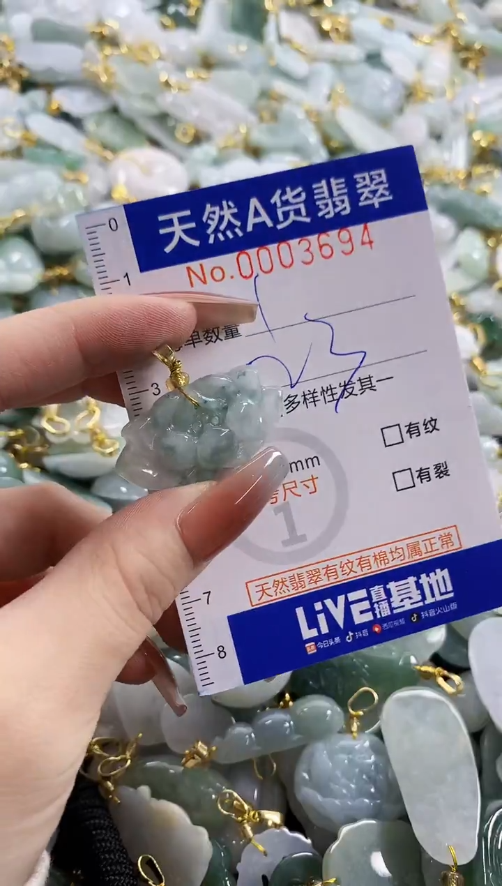 颈饰未镶嵌翡翠天然A货翡翠