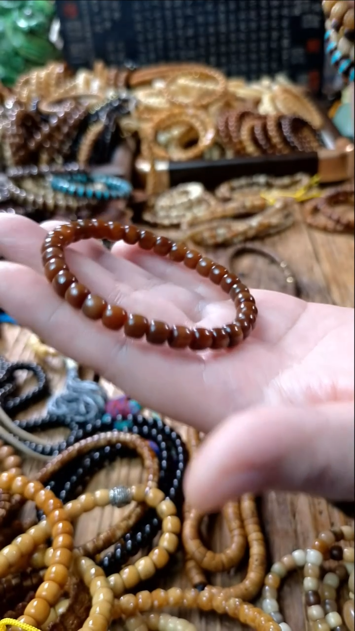 手串龙脊菩提红龙老型手串