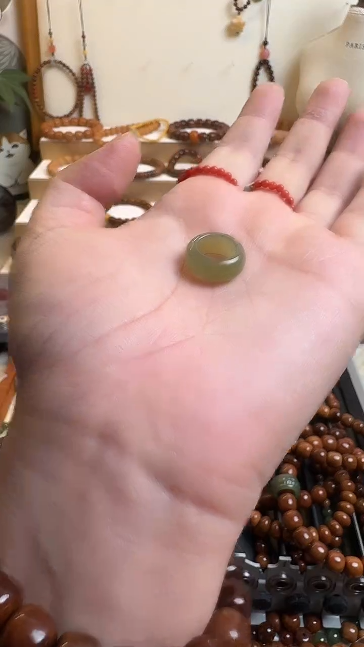 手串库克未镶嵌微瑕和田玉跑环