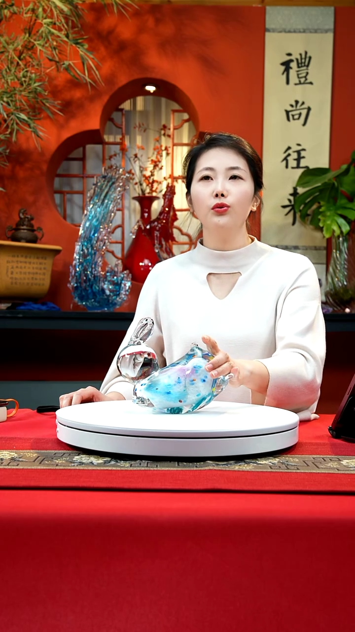 手工艺品琉璃瑶瑶兔