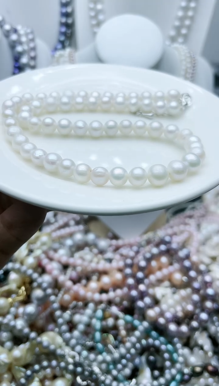 【闪购商品】淡水珍珠颈饰钛钢1