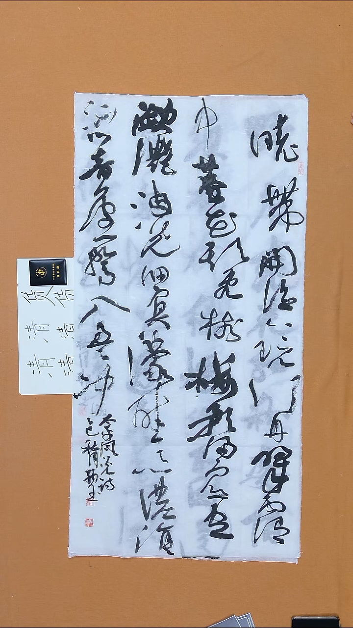 周纳玉  山西 书法硕S  138*68cm  