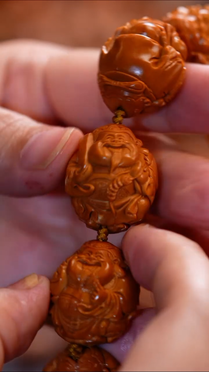 橄榄核吊坠苏工橄榄核