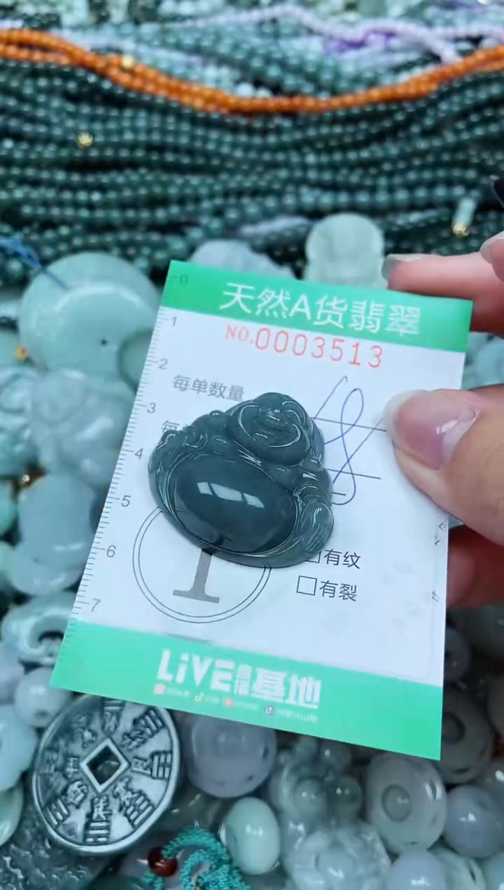 颈饰未镶嵌翡翠天然A货 支持复检