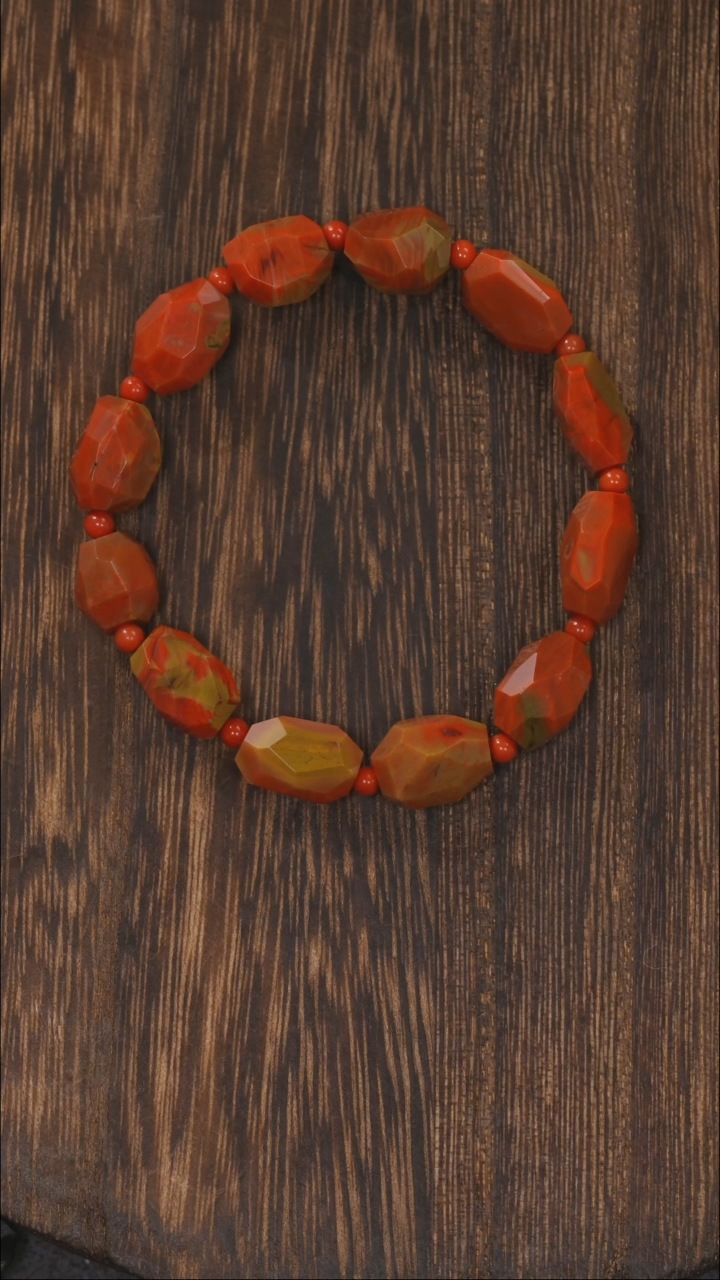 【闪购商品】南红玛瑙手链未镶嵌1