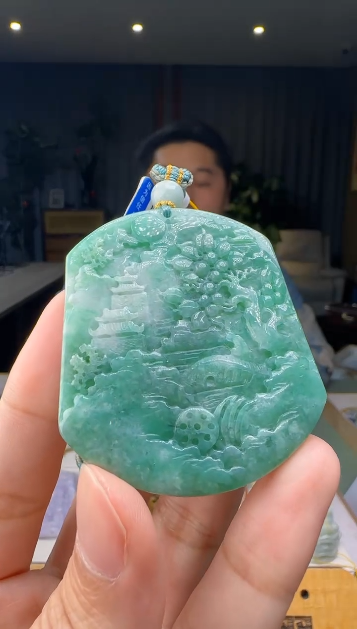 【闪购商品】翡翠颈饰未镶嵌XM@@960Q3J08889