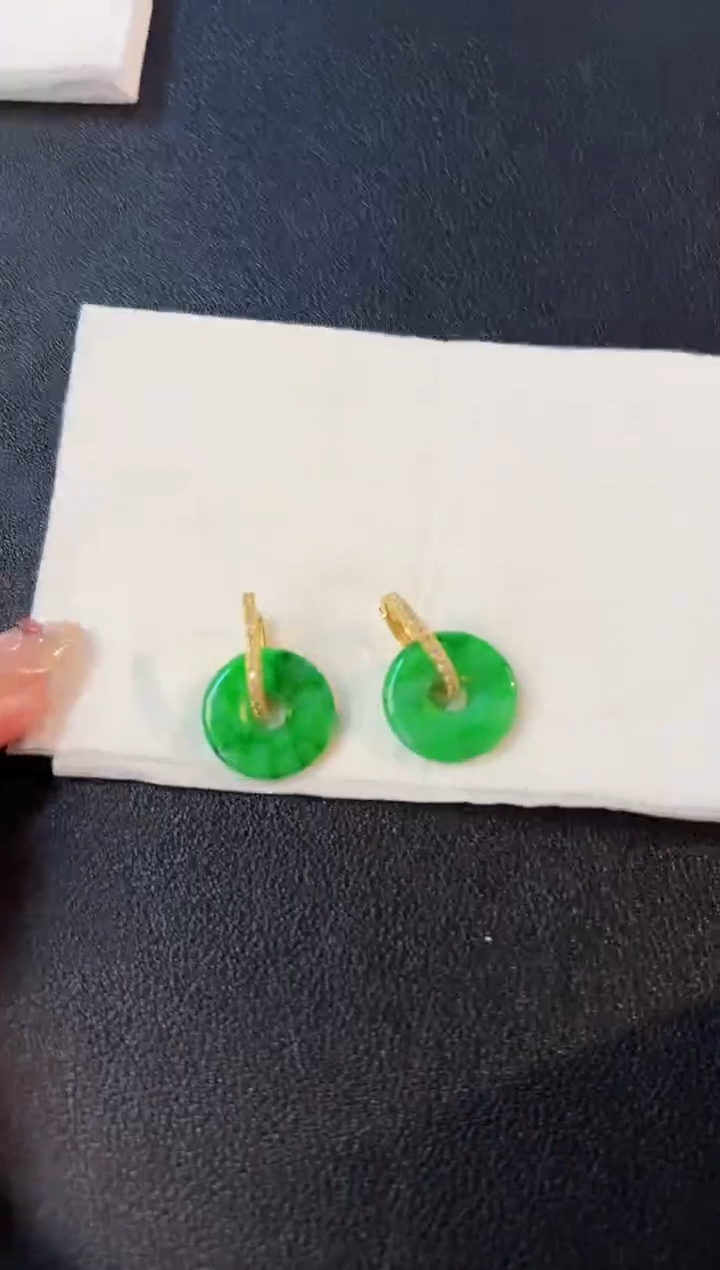 【闪购商品】翡翠耳饰未镶嵌含小耳包/支持复检一对