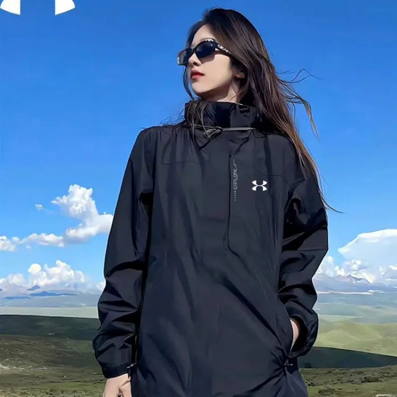 UA安德冲锋衣可拆卸户外防水登山服男女同款情侣三合一工装外套
