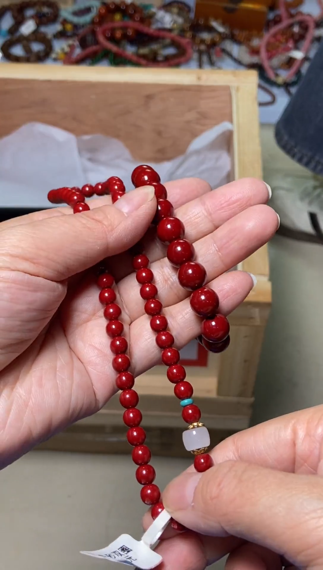 手串精品手串朱砂两条