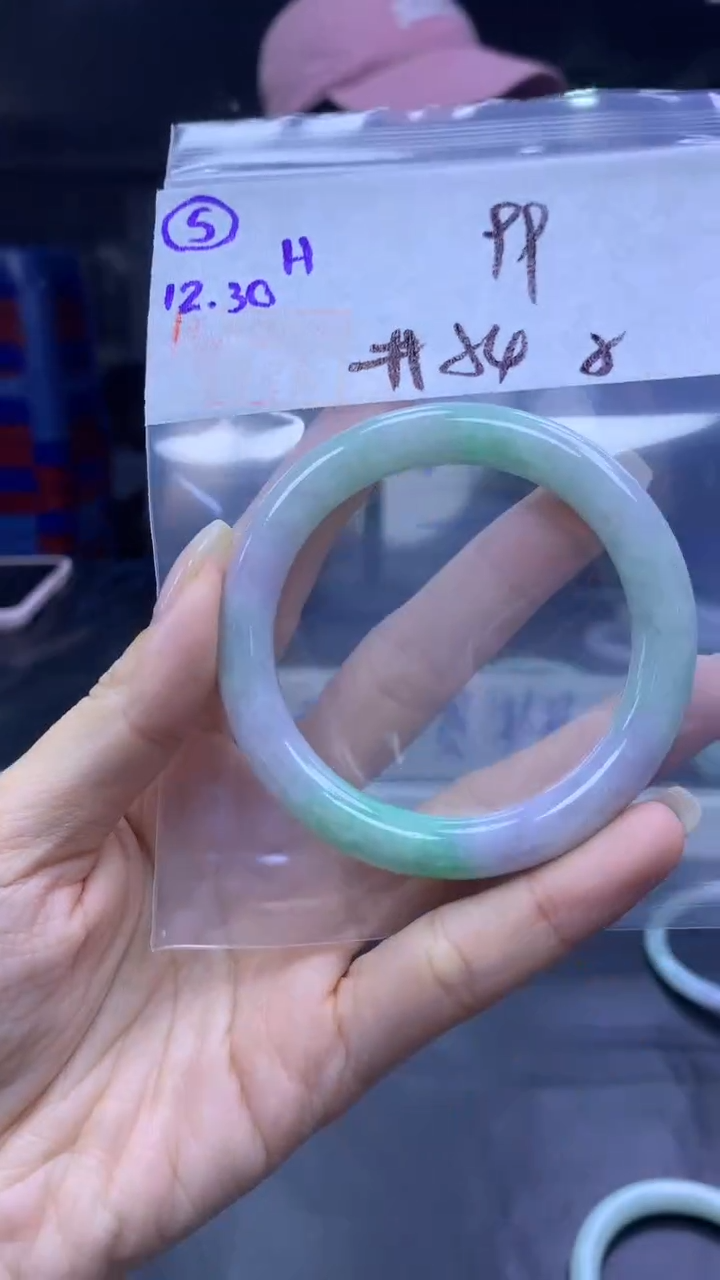 未镶嵌定制翡翠5手镯54纹+99元+拍一发一