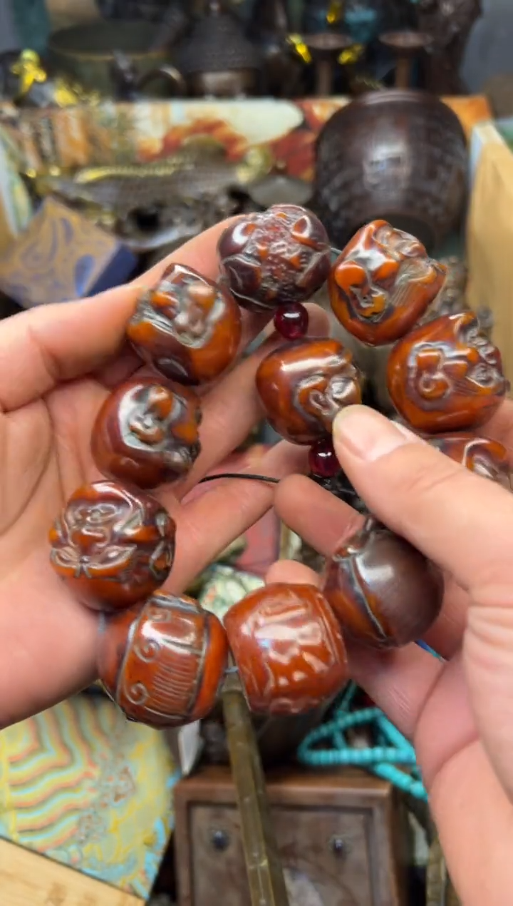 【闪购商品】琥珀颈饰未镶嵌鑫源专属链接点击下单