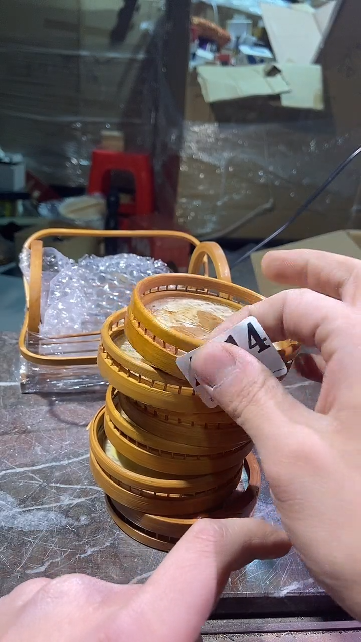 中古美术工艺品茶垫314