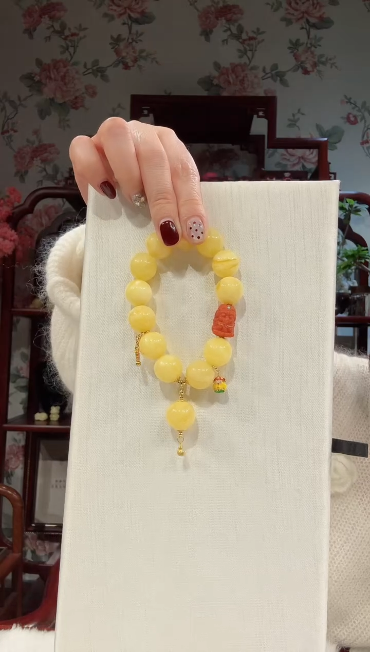 【闪购商品】蜜蜡手串未镶嵌 蜜蜡 手串