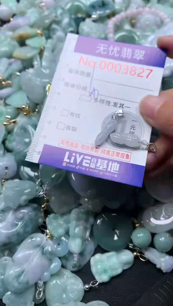 颈饰未镶嵌翡翠3827