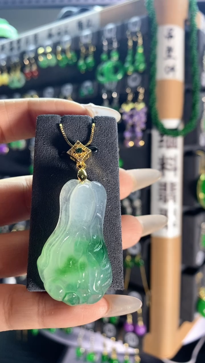 【闪购商品】翡翠耳饰银S925镶嵌213..