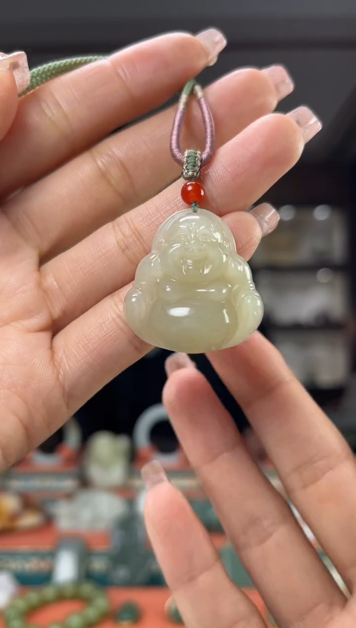 【闪购商品】和田玉颈饰未镶嵌佩佩30mm左右