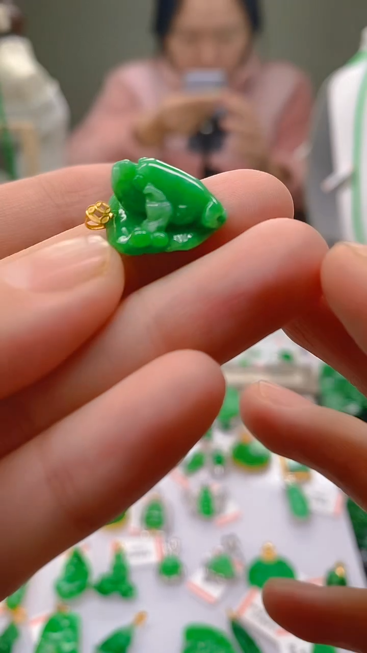 【闪购商品】翡翠颈饰18K金镶嵌新号开播，全场乱卖