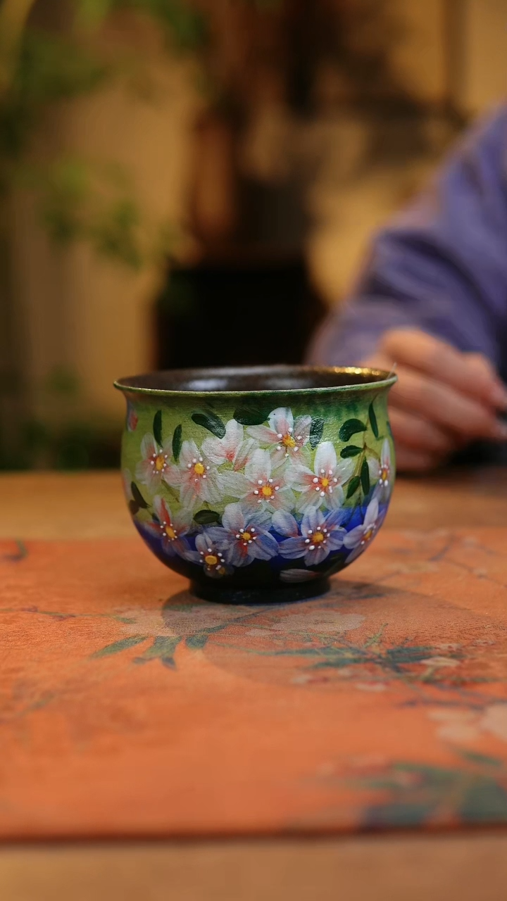 【闪购商品】瓷片1563景德镇手工手绘釉下彩高温瓷