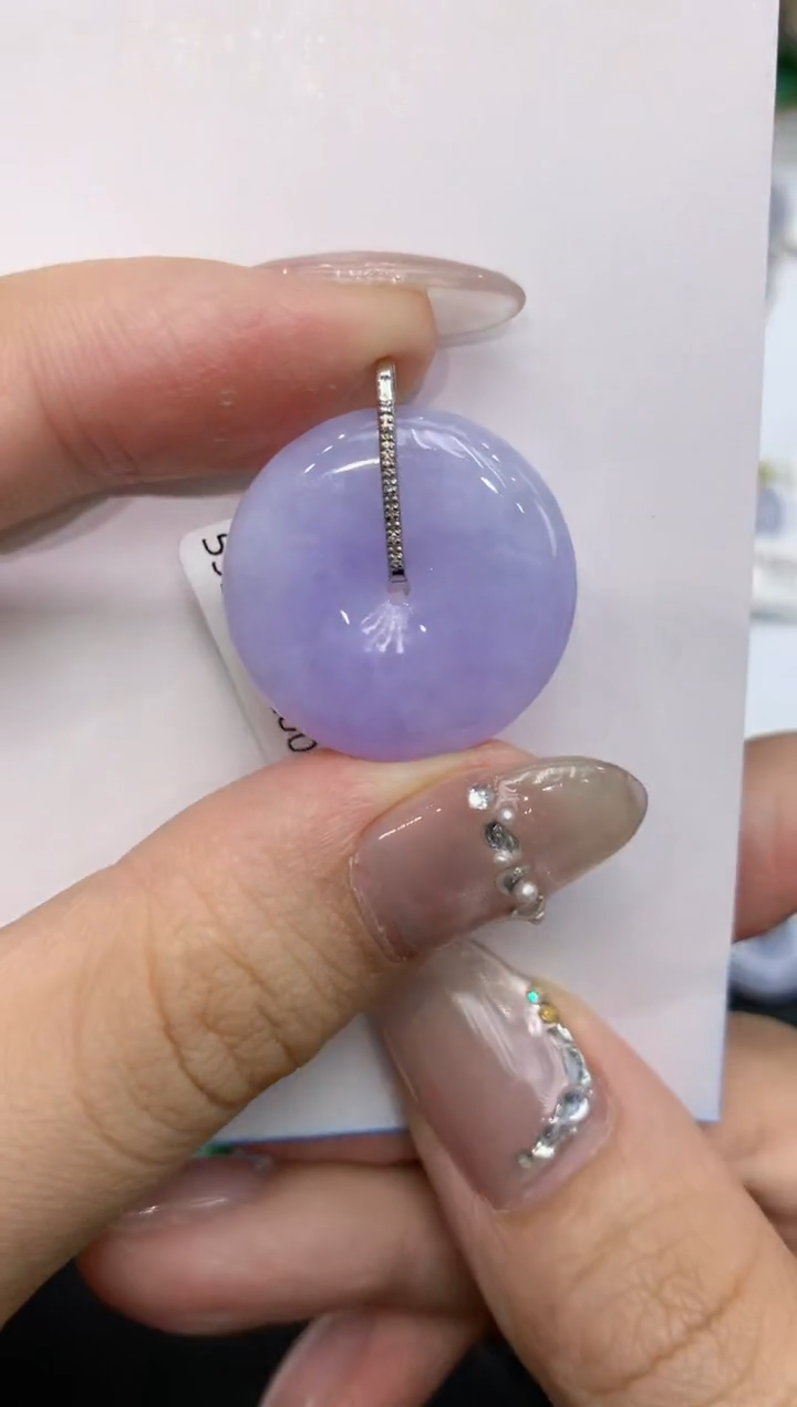 【闪购商品】翡翠颈饰18K金镶嵌222222222