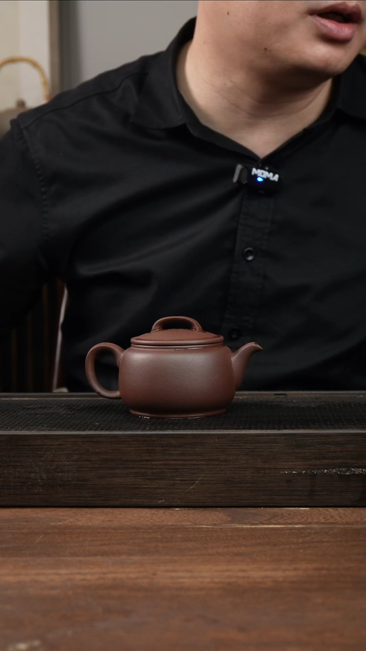 茶杯紫砂荒****O紫泥古韵圆汉瓦 ！   180CC  