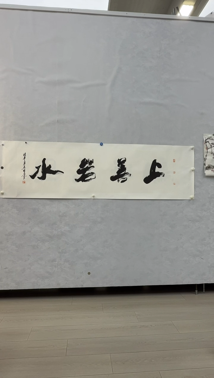 国画炳山艺术--朱曜奎老师作品 上善若水