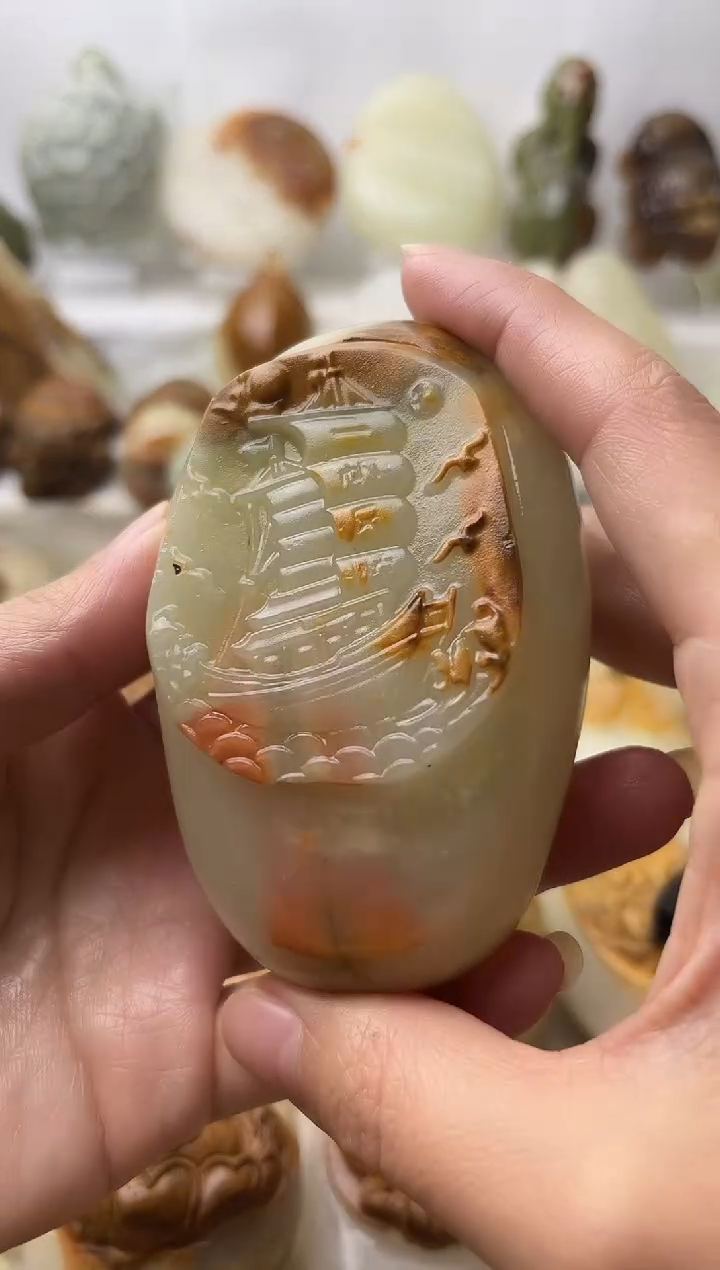 石材古青石棉纹正常不退换一帆风顺