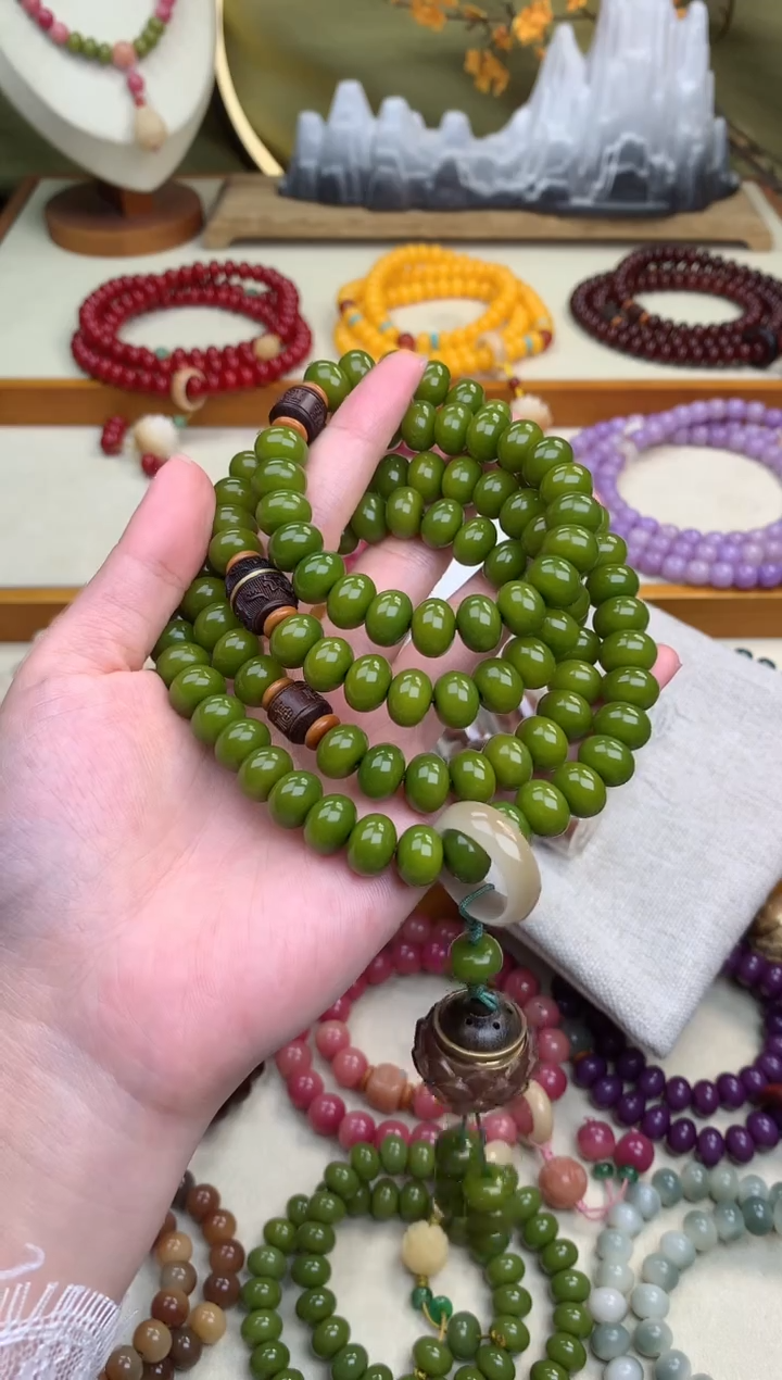 【闪购商品】白玉菩提吊坠四季常青