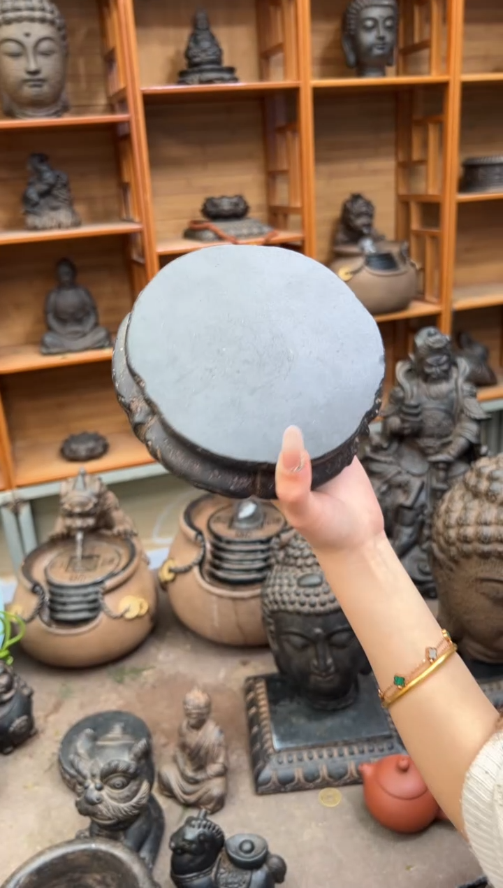 陶土【火山泥】金箍坛底座