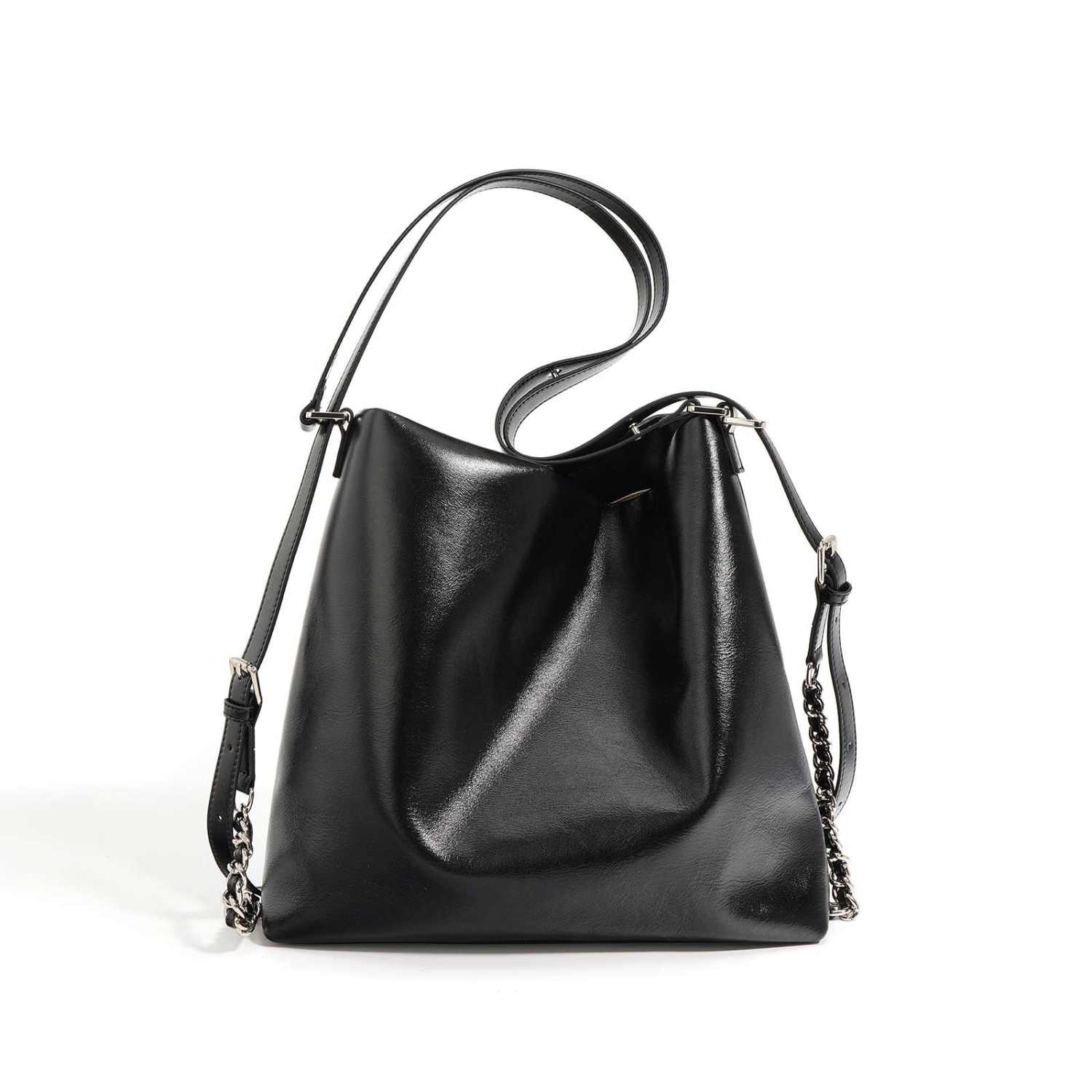 【工厂直销】ZG-9633-黑色轻奢时尚百搭气质女包