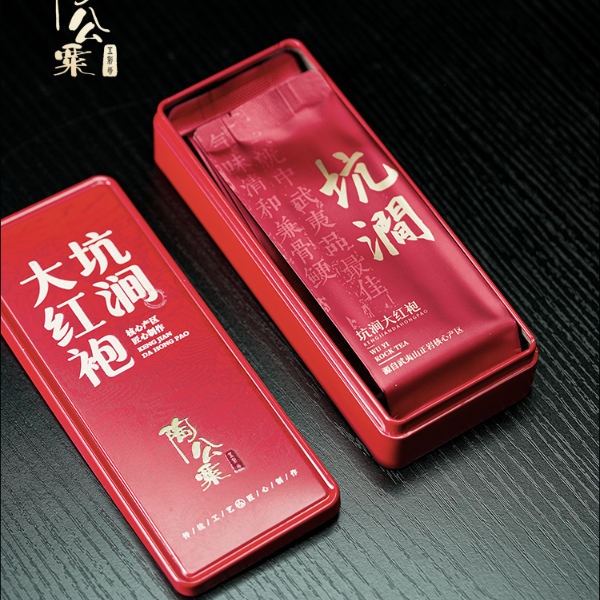 水里茶香坑涧大红袍正宗特级武夷岩茶浓香耐泡17g一盒两袋装
