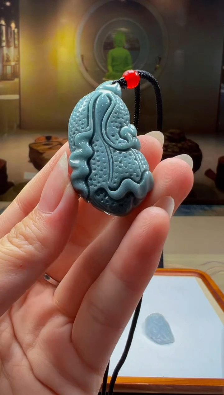 翡翠未镶嵌颈饰YY2025-8-4-4