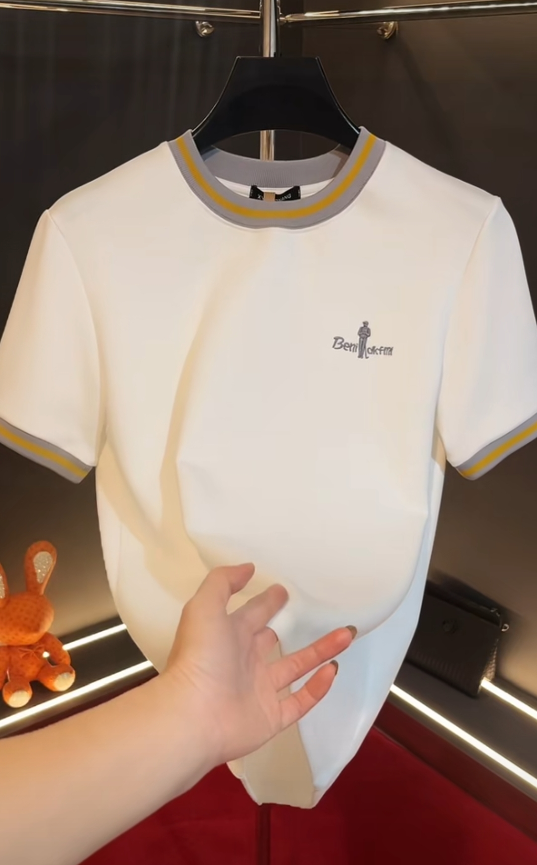 LL12月秋冬季加厚款（银色小人）时尚修身网红版潮流休闲内搭匹马棉