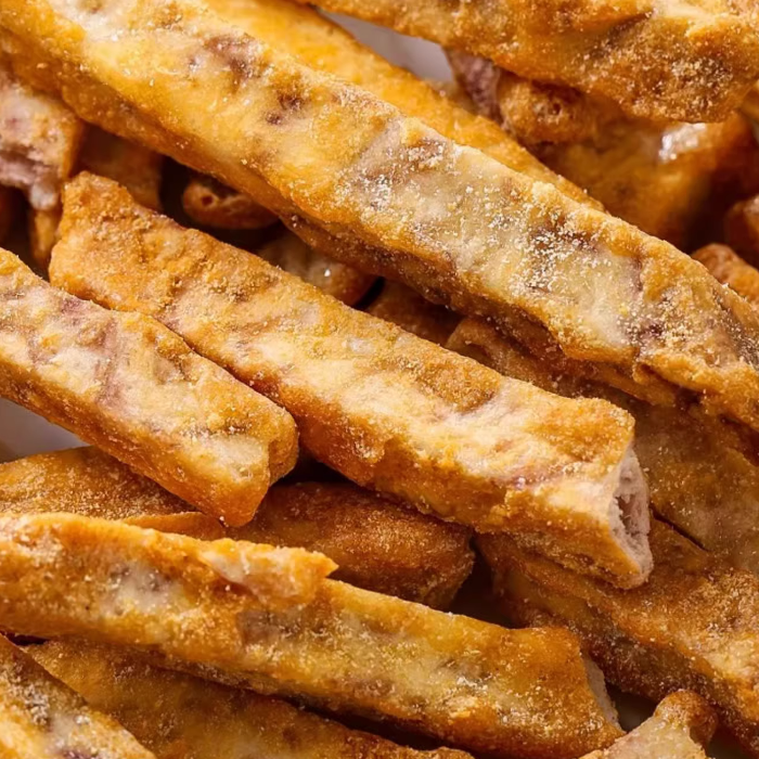 蟹黄芋头条口感酥脆办公室零食零食很忙抖音团美食