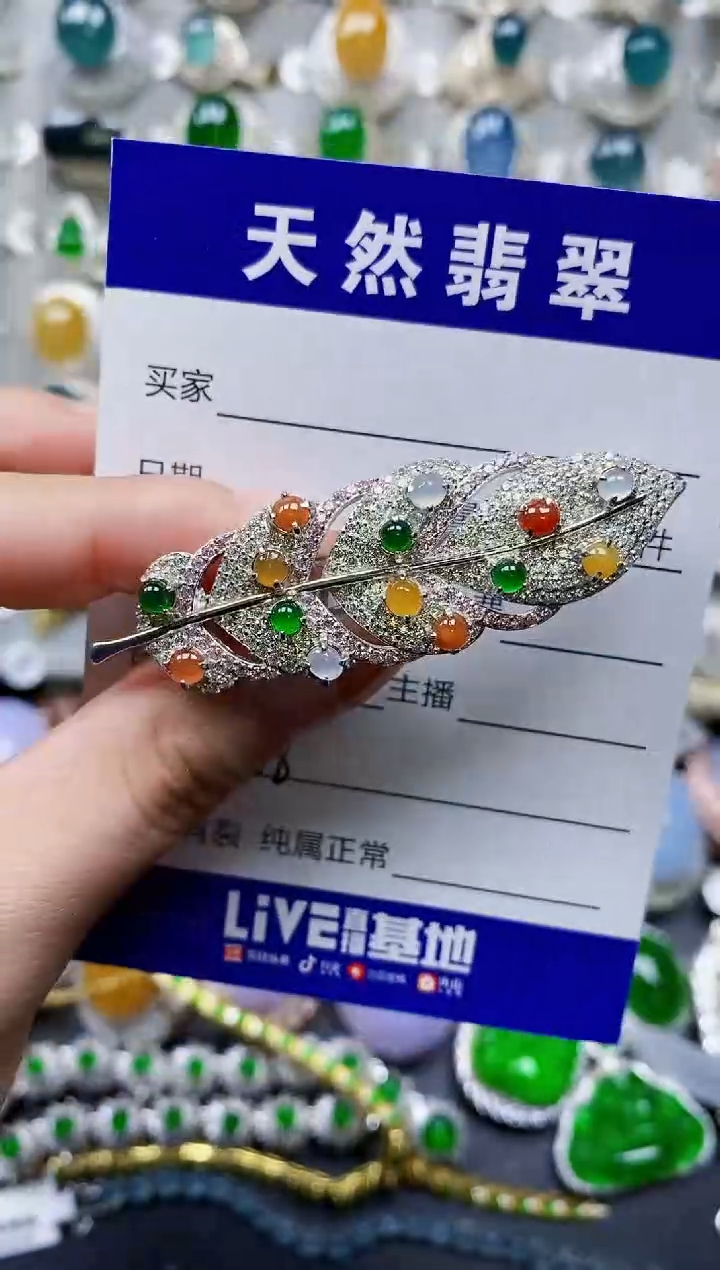 【闪购商品】翡翠颈饰银S925镶嵌0388