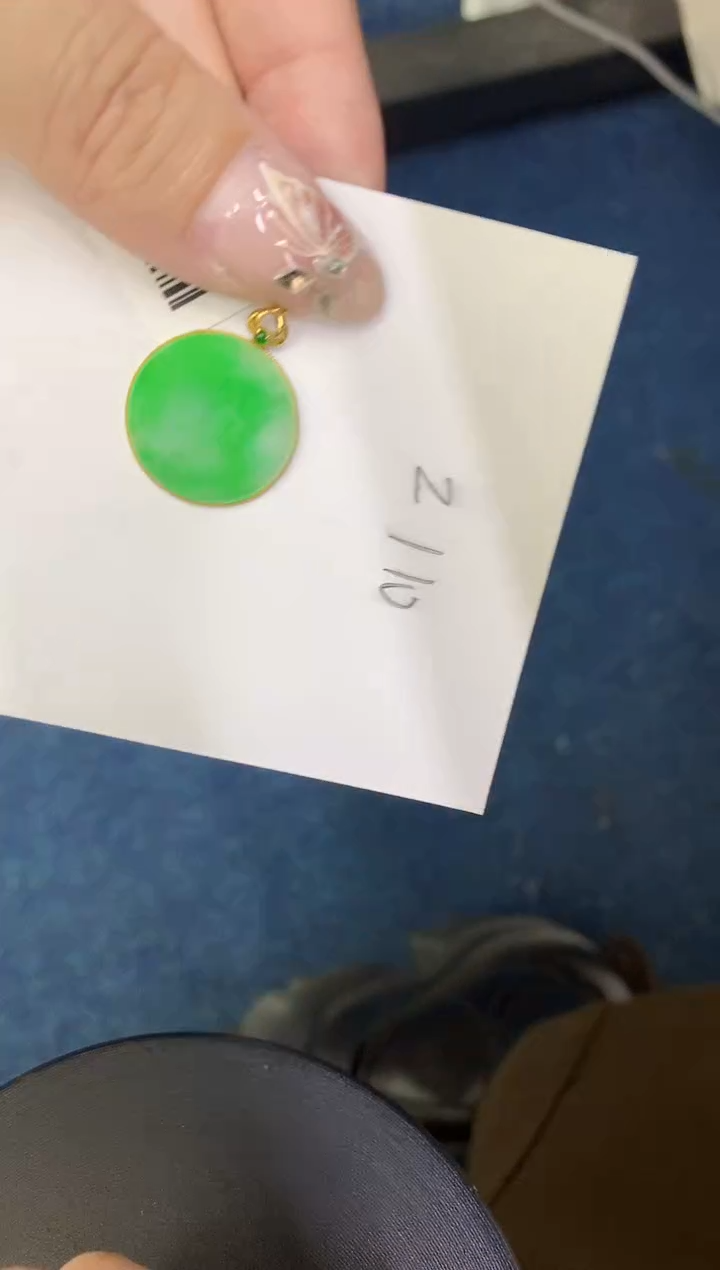 【闪购商品】翡翠颈饰18K金镶嵌0000000000