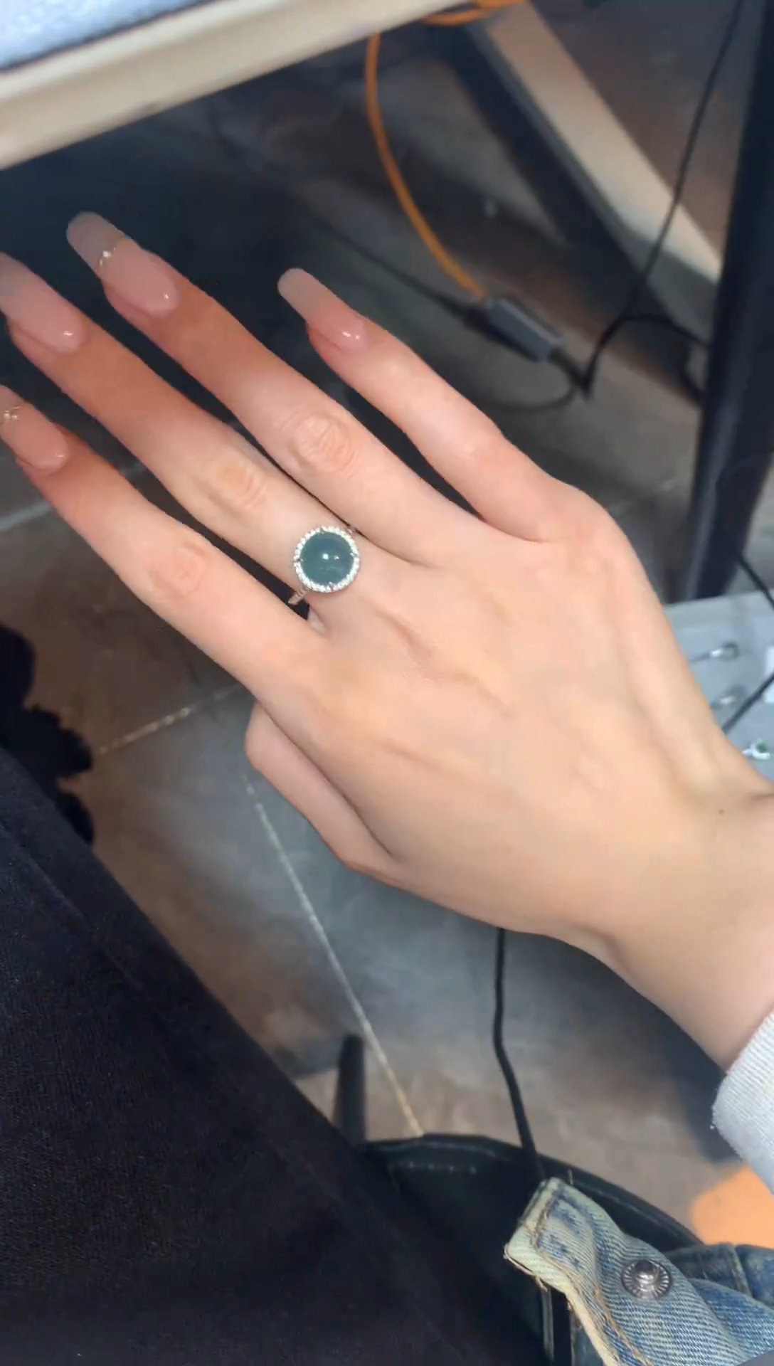 【闪购商品】翡翠戒指银S925镶嵌1111