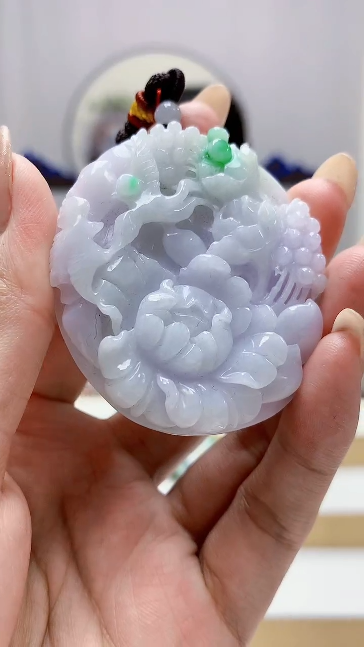 未镶嵌定制翡翠4852MM-毛货挂件15