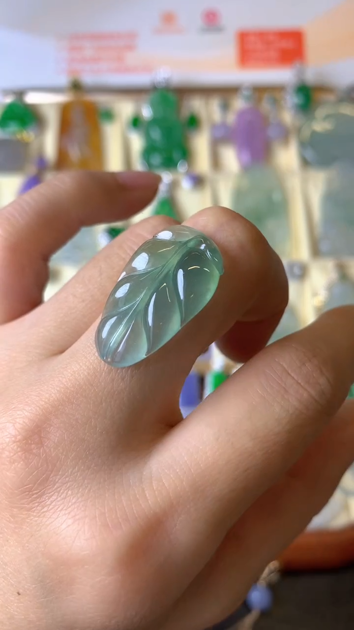 【闪购商品】定制翡翠未镶嵌1裸玉（客户意向镶嵌）