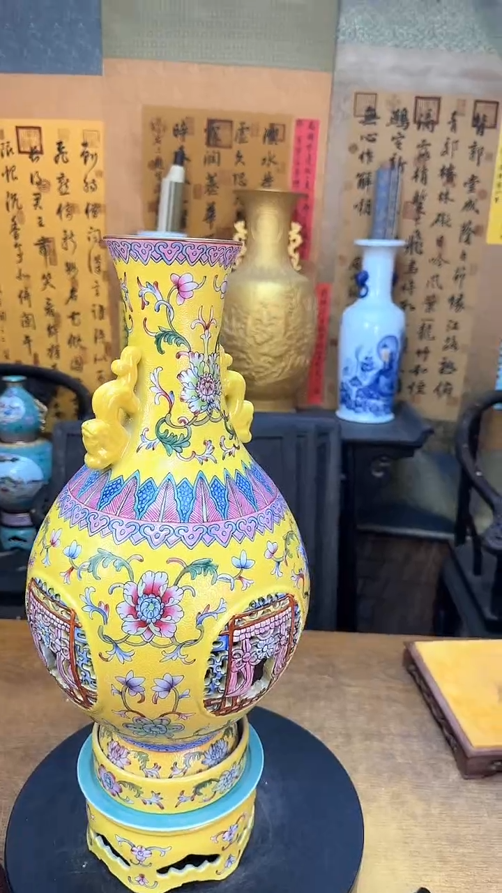 【闪购商品】瓶景德镇陶瓷客厅摆件