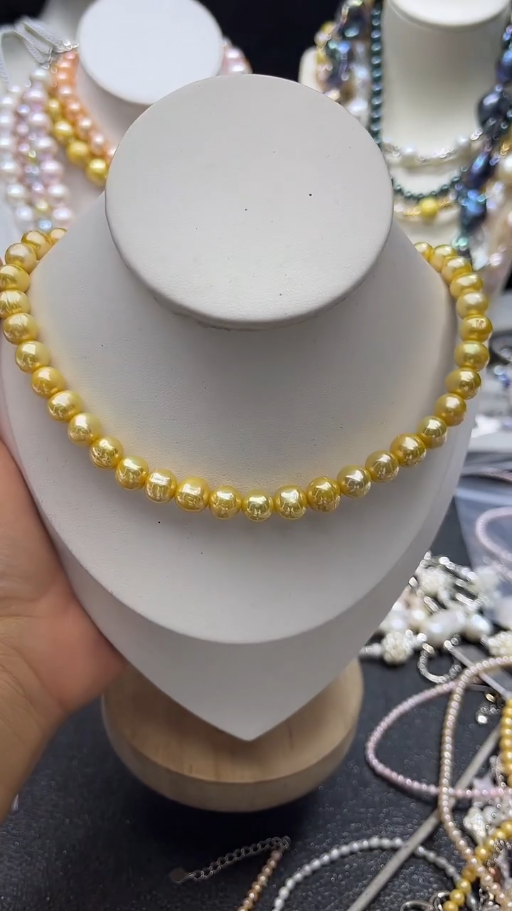 颈饰未镶嵌淡水珍珠多人