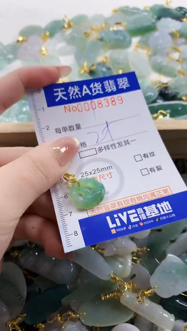 颈饰未镶嵌翡翠天然A货翡翠