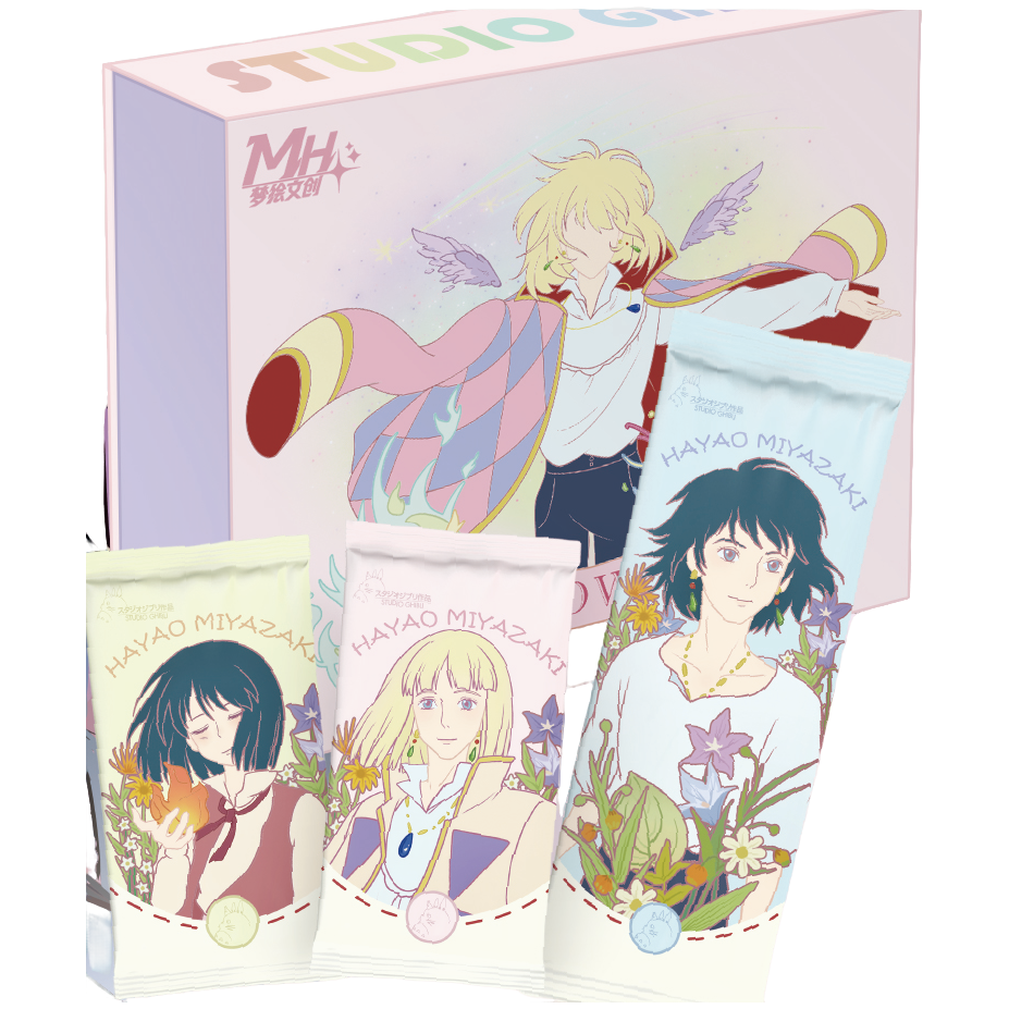 虾【平拆盒】梦绘文创宫崎骏第三弹国卡二创卡牌盲盒（代拆）